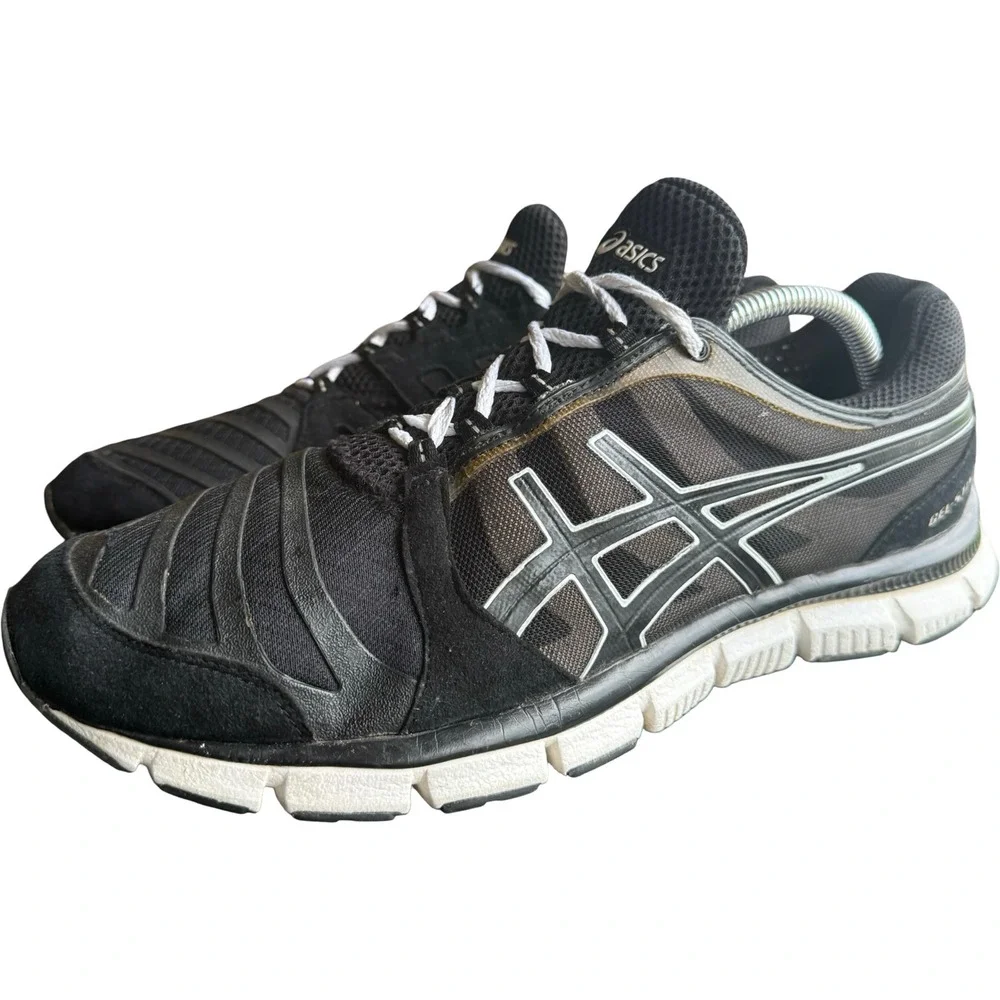 Asics Gel-Sting 33 Running Shoes Mens 10.5 Black Athletic Sneakers